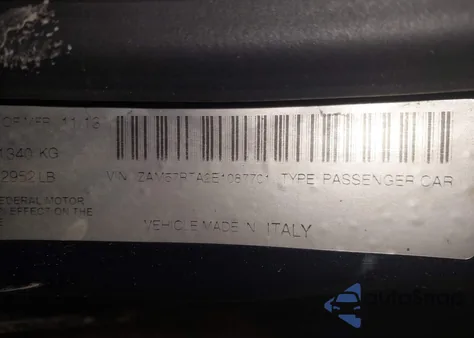 2014 Maserati Ghibli S Q4 z USA, uszkodzony, nr VIN ZAM57RTA2E1087701